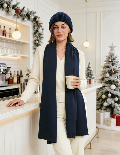 PULI Women's Pashmina Shawl Wraps for Evening Dress Large Scarf Blanket Long Wedding Bridal Winter Warm Shoulder Wrap - Colors A