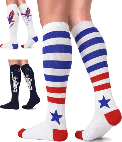 FuelMeFoot 3 Pack Copper Compression Socks - Compression Socks Women & Men Circulation - Best for Medical,Running,Athletic