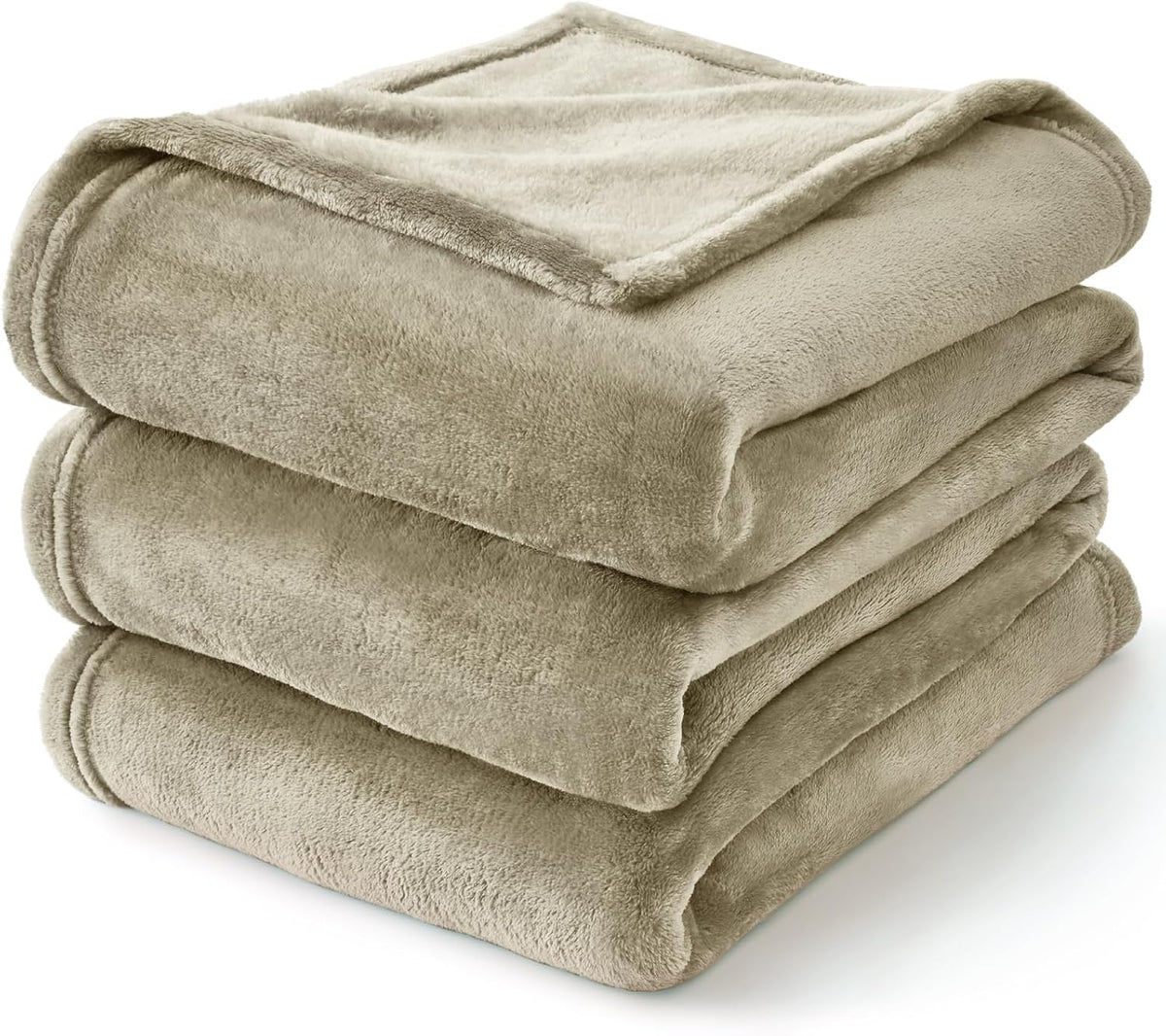 Fleece Blanket Soft Plush Throw for Couch Black 50"x60" - Colors A