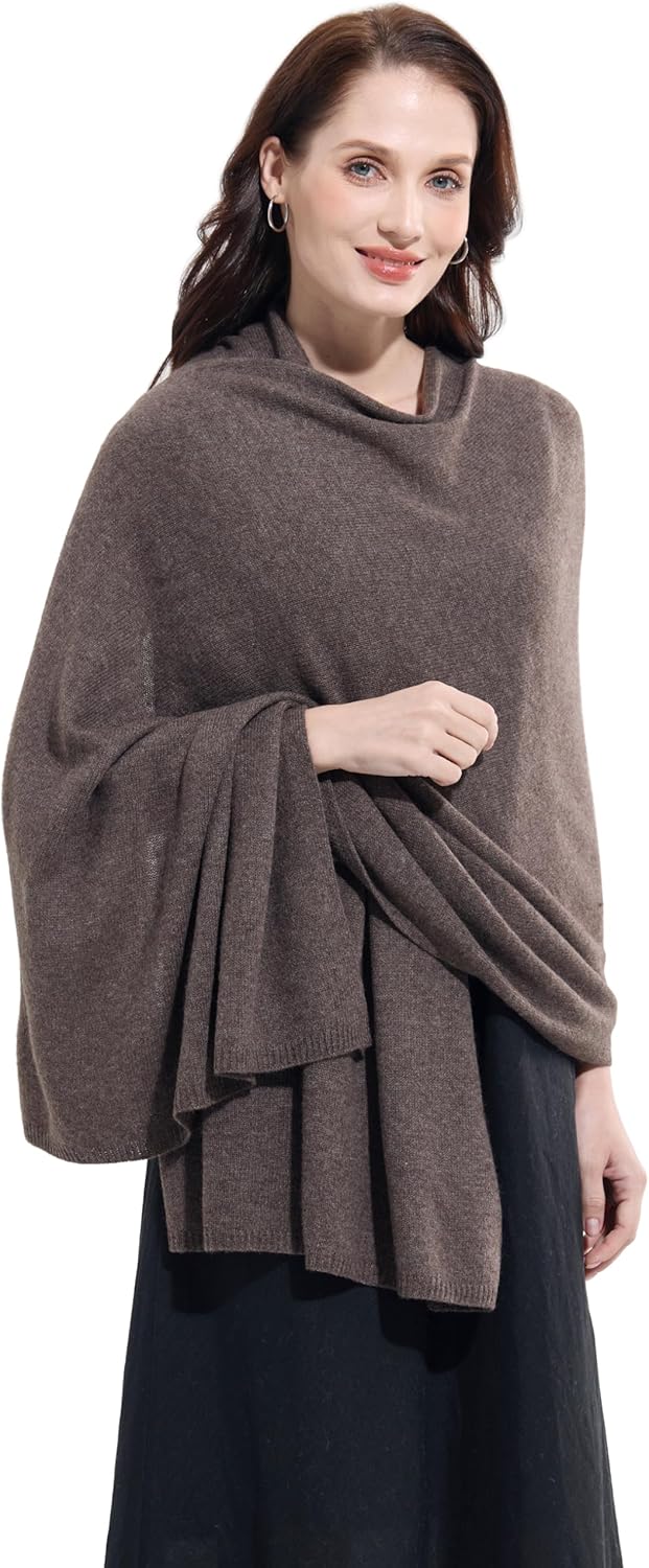 Soft Cashmere Blend Wrap Chic Scarf Stole for Women Wayfarer Travel Extra Large 87"x28" - Colors B