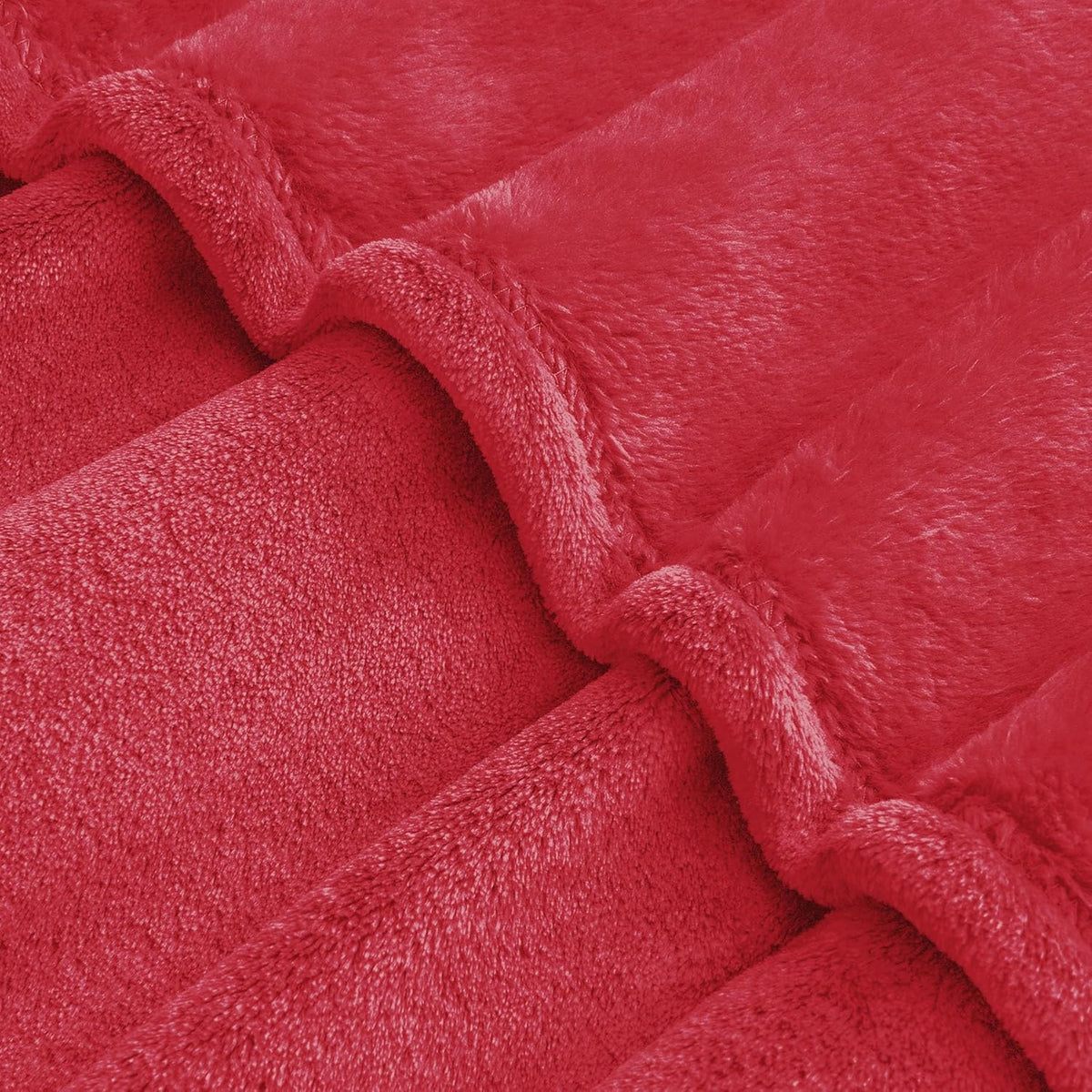 Fleece Blanket Soft Plush Throw for Couch Black 50"x60" - Colors A