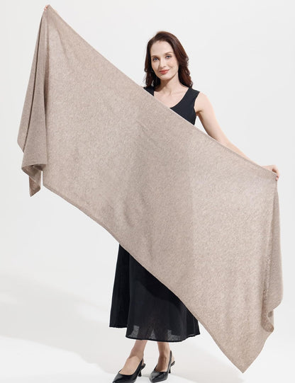 Soft Cashmere Blend Wrap Chic Scarf Stole for Women Wayfarer Travel Extra Large 87"x28" - Colors A