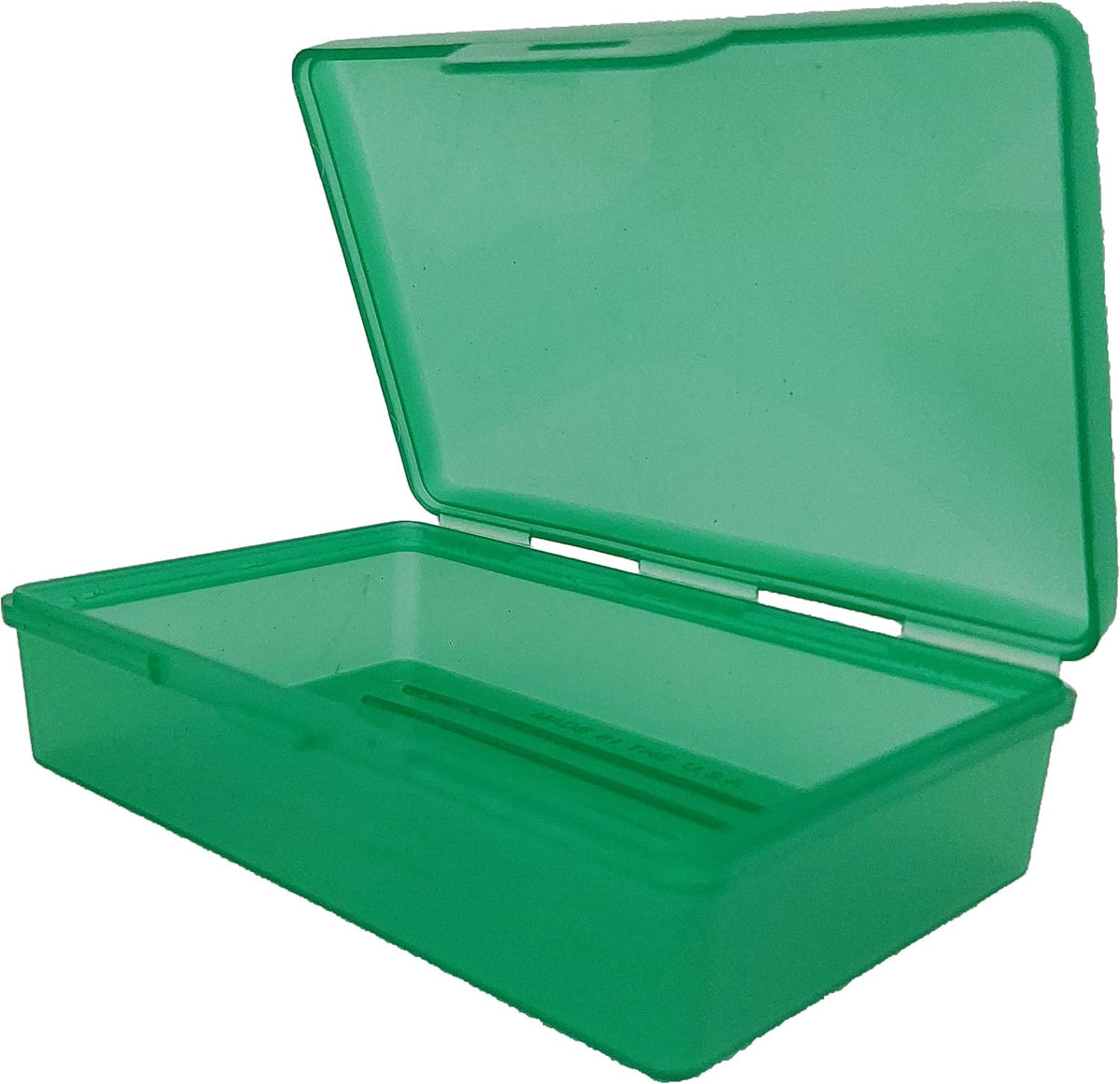 American Comb Travel Soap Box with lid - Clear White - Perfect for Traveling, Gym, or Storage. Made in The USA.