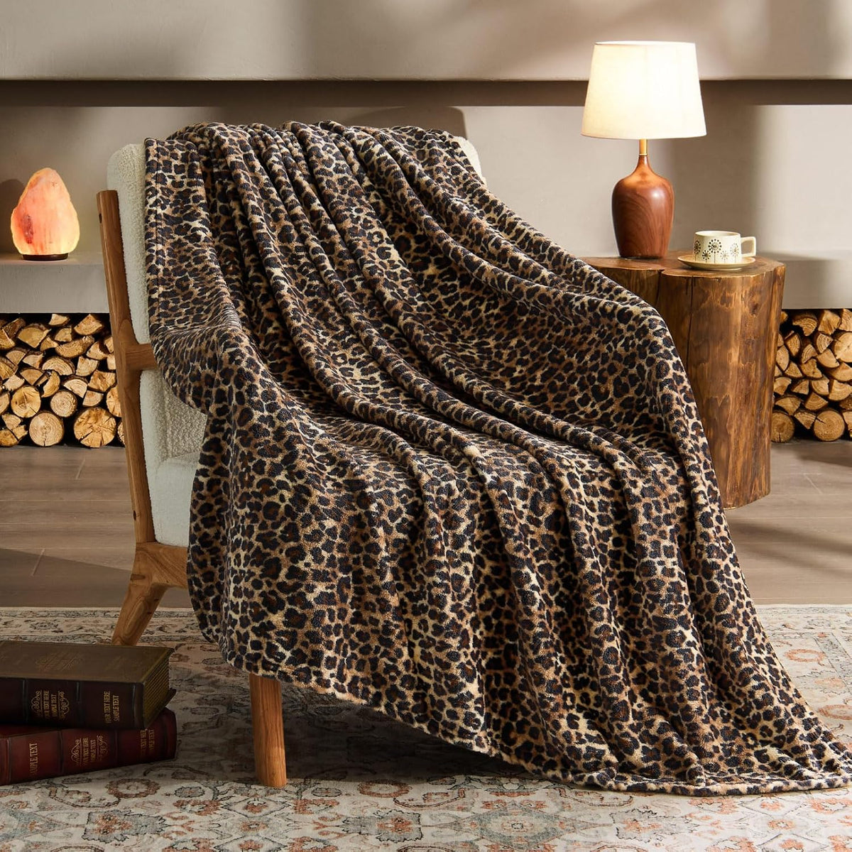 BEDELITE Fleece Blanket Black Throw Blankets for Couch & Bed, Luxury Plush Cozy Fuzzy Blanket 50x60 inches, Super Soft Warm Lightweight Throw Blanket for Travel Camping - Colors B