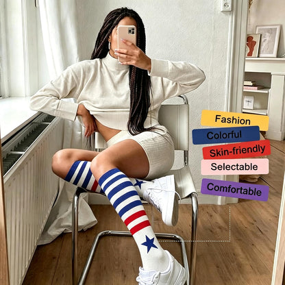 4 Pairs Compression Socks for Women Circulation-Best Support for Nurses,Running,Athletic,Travel