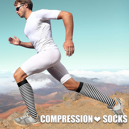 Laite Hebe 3 Pack Medical Compression Sock-Compression Sock For Women and Men Circulation -Best for Running,Nursing,Athletic Sports