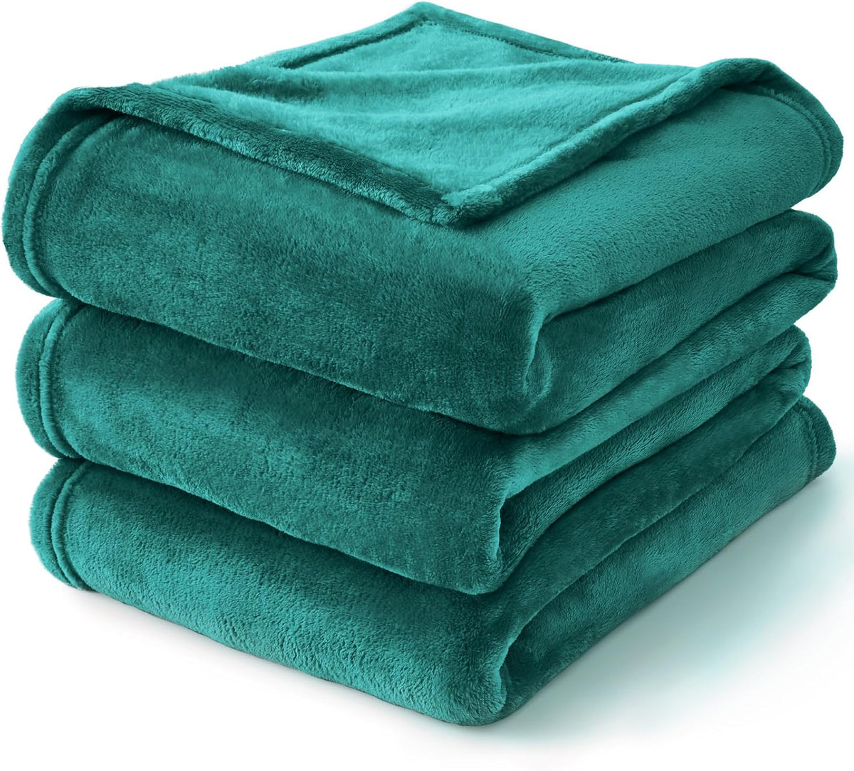 Fleece Blanket Soft Plush Throw for Couch Black 50"x60" - Colors A