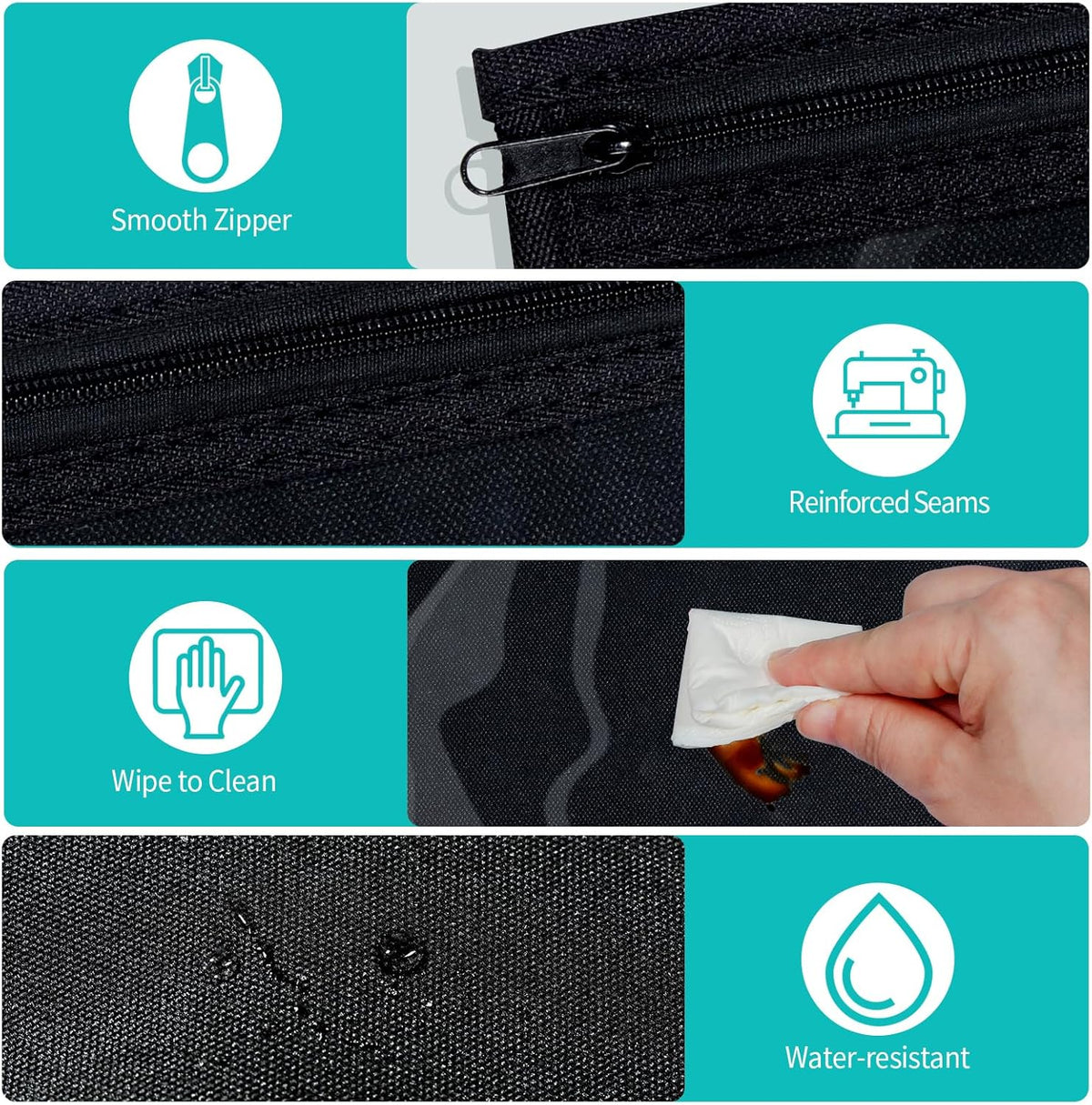 HIONXMGA TSA Approved Toiletry Bag, Set of 3 Clear Travel Toiletry Bag Quart Size Zipper Travel Pouch, Waterproof Makeup Cosmetic Bag for Women Men Kids Toiletries Carry on, Cacti A