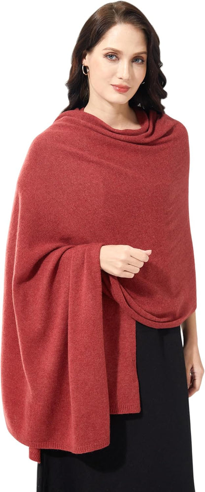 Soft Cashmere Blend Wrap Chic Scarf Stole for Women Wayfarer Travel Extra Large 87"x28" - Colors B