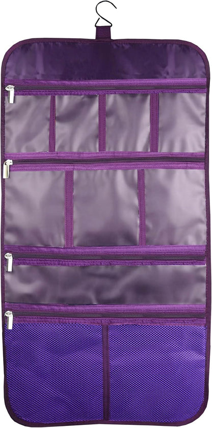 Freegrace Premium Hanging Toiletry Bag for Travel - Cosmetic, Jewelry, Toiletry, Makeup & Accessory Storage Organizer Bag, Large Size for Women & Men