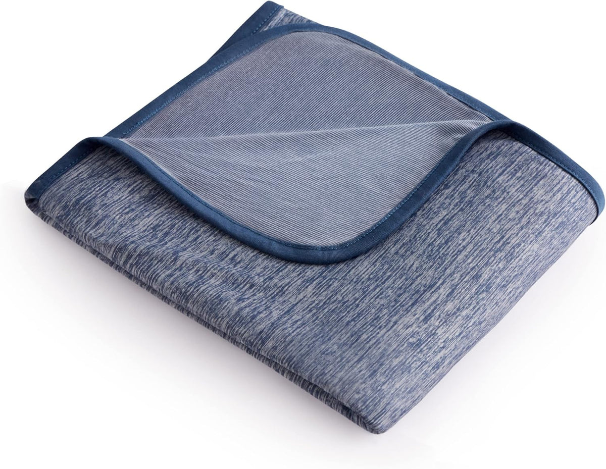 Bedsure Silky Soft Summer Cooling Blanket for Hot Sleepers, Rayon Derived from Bamboo Cold Throw Blanket for Couch, Lightweight Bed Cooling Throw Camping Picnic Travel Outdoor Dorm Essentials, 50x70
