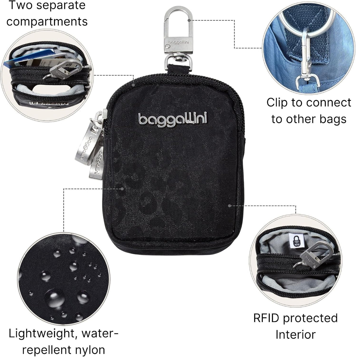 Baggallini womens On the Go Mini Pouch