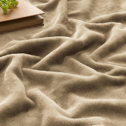 BEDELITE Fleece Blanket Black Throw Blankets for Couch & Bed, Luxury Plush Cozy Fuzzy Blanket 50x60 inches, Super Soft Warm Lightweight Throw Blanket for Travel Camping - Colors B