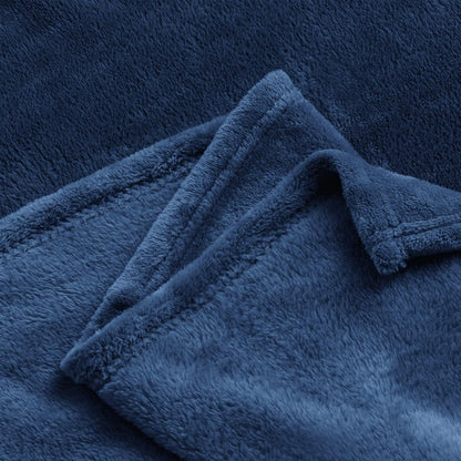 BEDELITE Fleece Blanket Black Throw Blankets for Couch & Bed, Luxury Plush Cozy Fuzzy Blanket 50x60 inches, Super Soft Warm Lightweight Throw Blanket for Travel Camping - Colors B