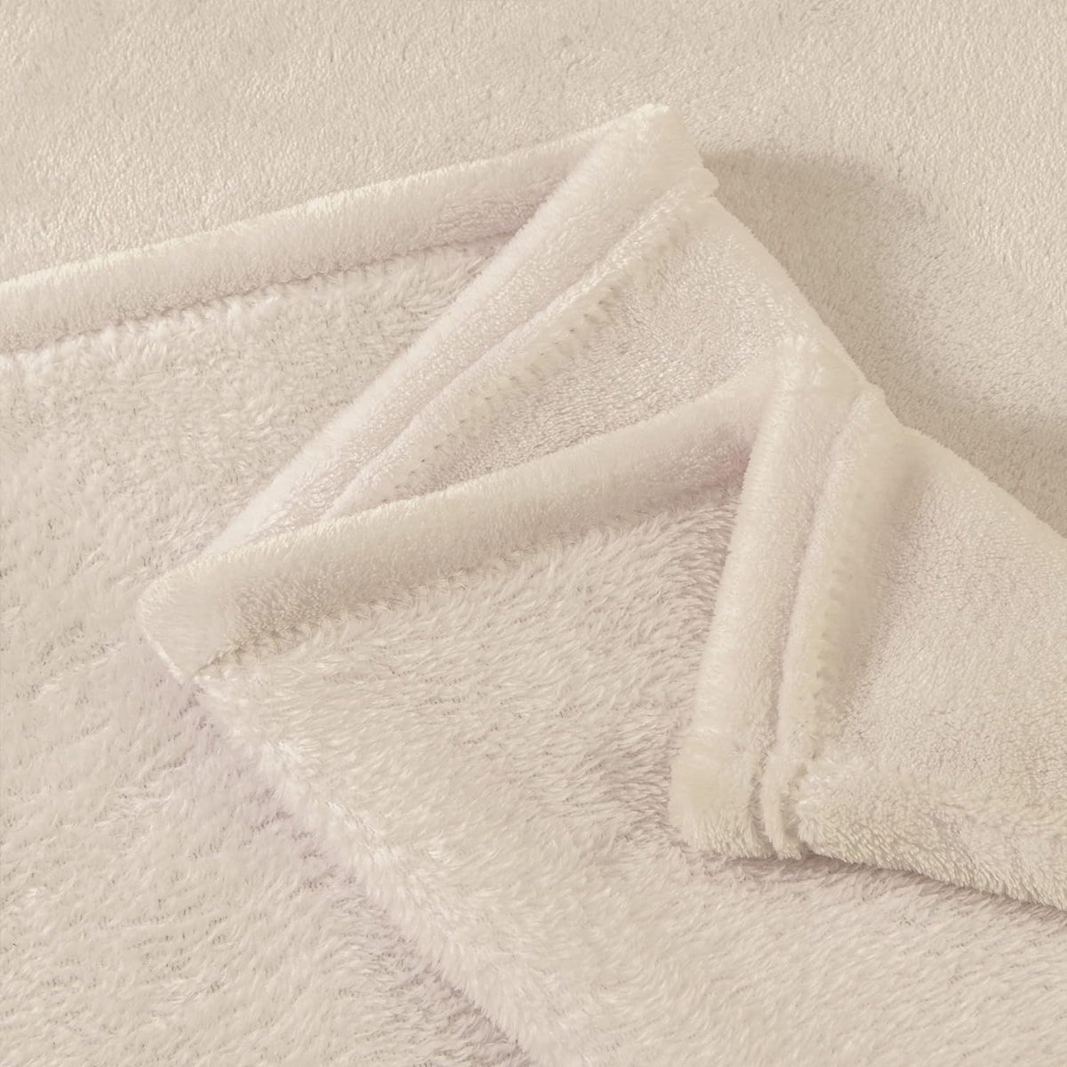Fleece Blanket Soft Plush Throw for Couch Black 50"x60" - Colors A