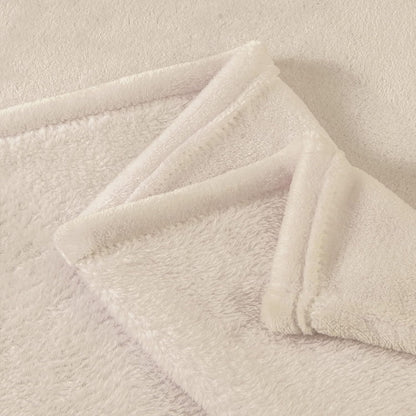 Fleece Blanket Soft Plush Throw for Couch Black 50"x60" - Colors A