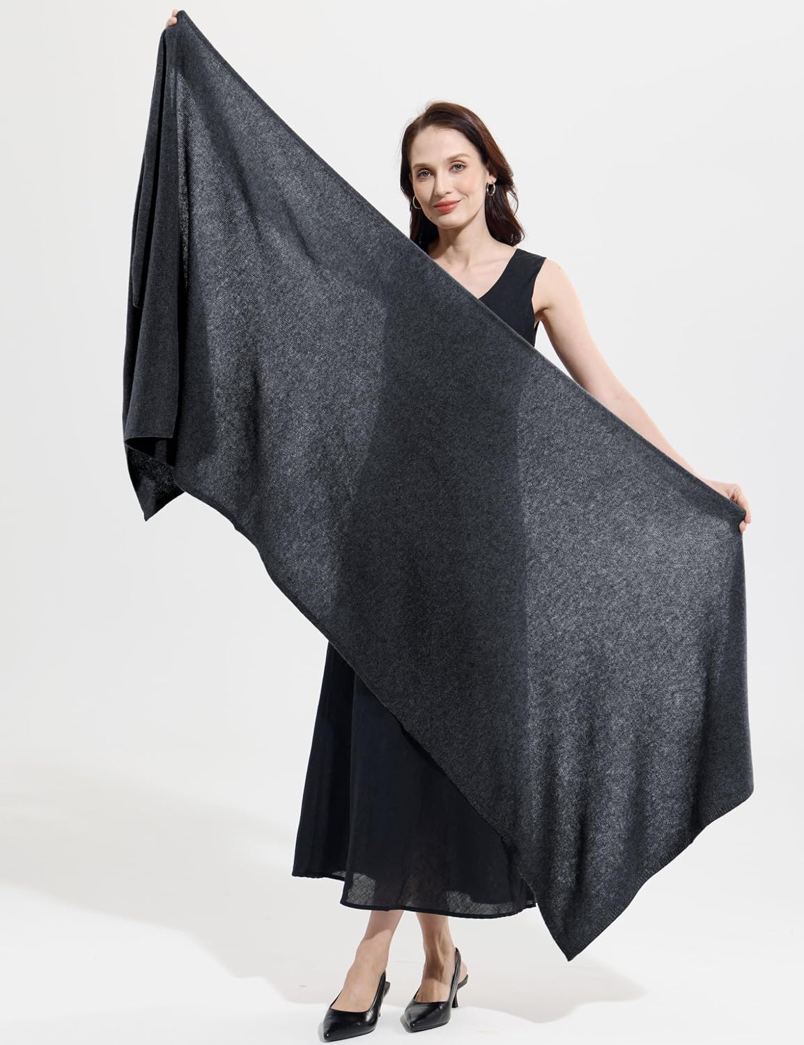 Soft Cashmere Blend Wrap Chic Scarf Stole for Women Wayfarer Travel Extra Large 87"x28" - Colors A