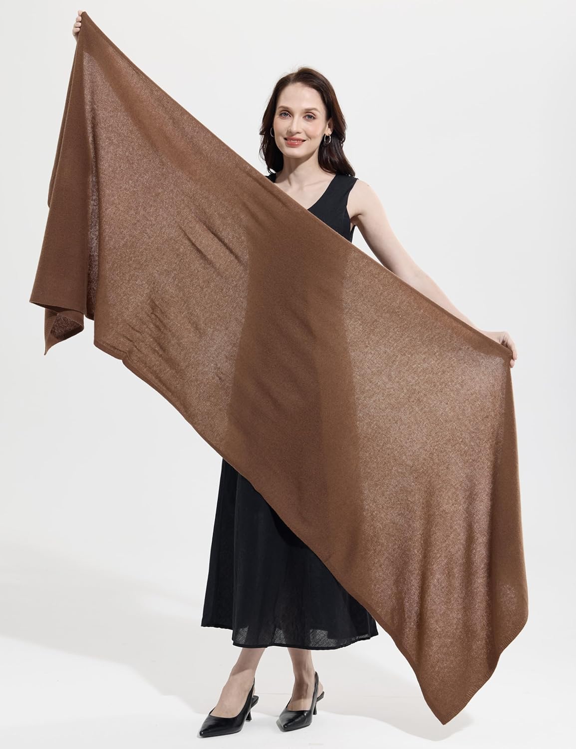 Soft Cashmere Blend Wrap Chic Scarf Stole for Women Wayfarer Travel Extra Large 87"x28" - Colors A