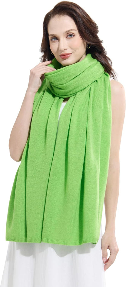 Soft Cashmere Blend Wrap Chic Scarf Stole for Women Wayfarer Travel Extra Large 87"x28" - Colors A