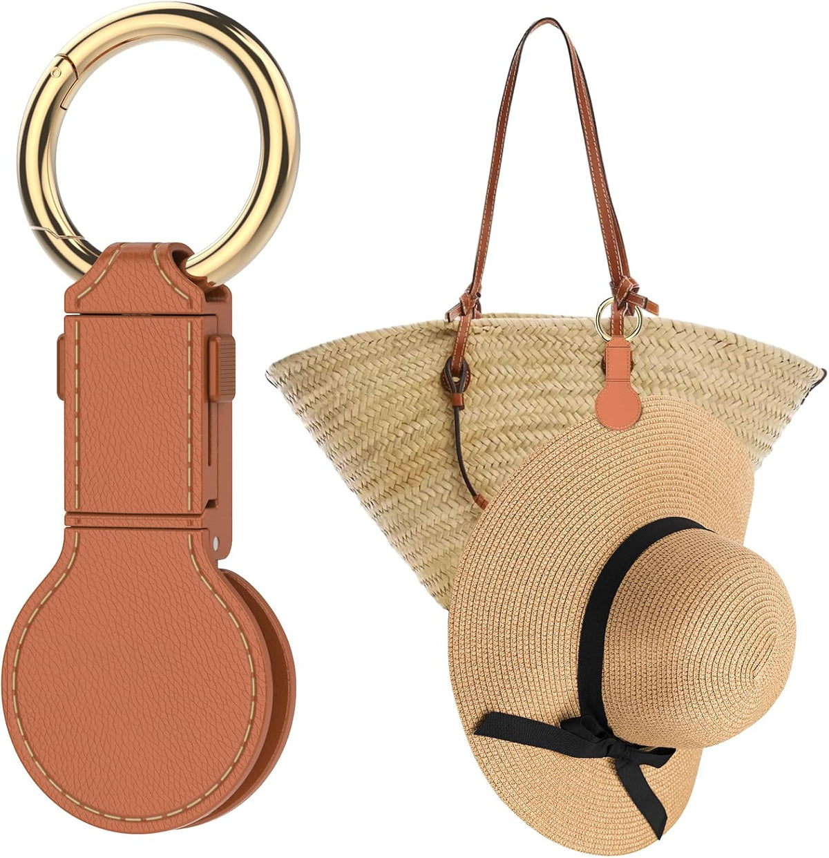 Hat Clip for Travel, Magnetic Hat Clip for Travel on Bag, Hat Holder for Handbag Backpack Shoulder Bags Luggage, Travel Accessories Hat Bag Clip, Fits Multiple Hats, Fashion Gift for Women