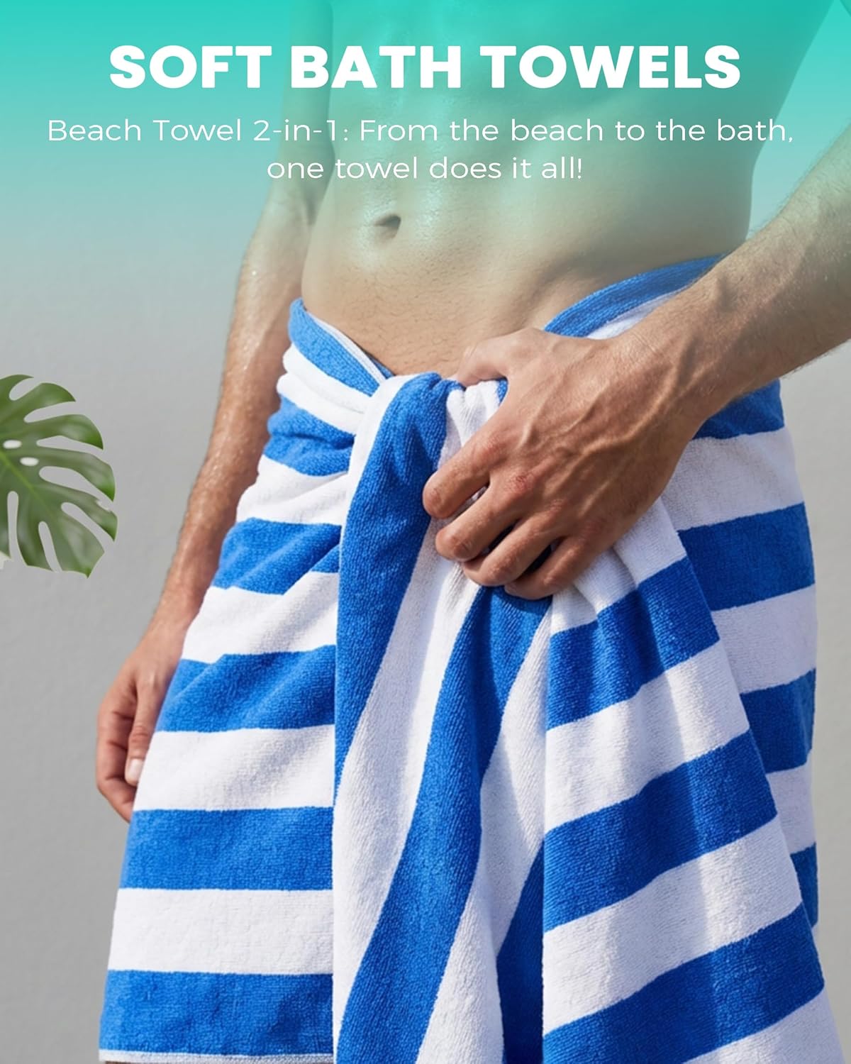 Antfuny Turkish Beach Towels Vacation Essentials Quick Dry Sand Free Oversized Bath Pool Swim Towel Extra Large XL Blanket Adult Travel Cruise Accessories Must Haves Clearance Stuff Necessities - Colors B