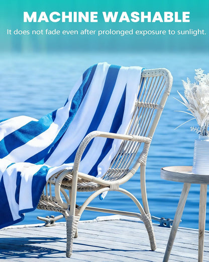 Antfuny Turkish Beach Towels Vacation Essentials Quick Dry Sand Free Oversized Bath Pool Swim Towel Extra Large XL Blanket Adult Travel Cruise Accessories Must Haves Clearance Stuff Necessities - Colors C