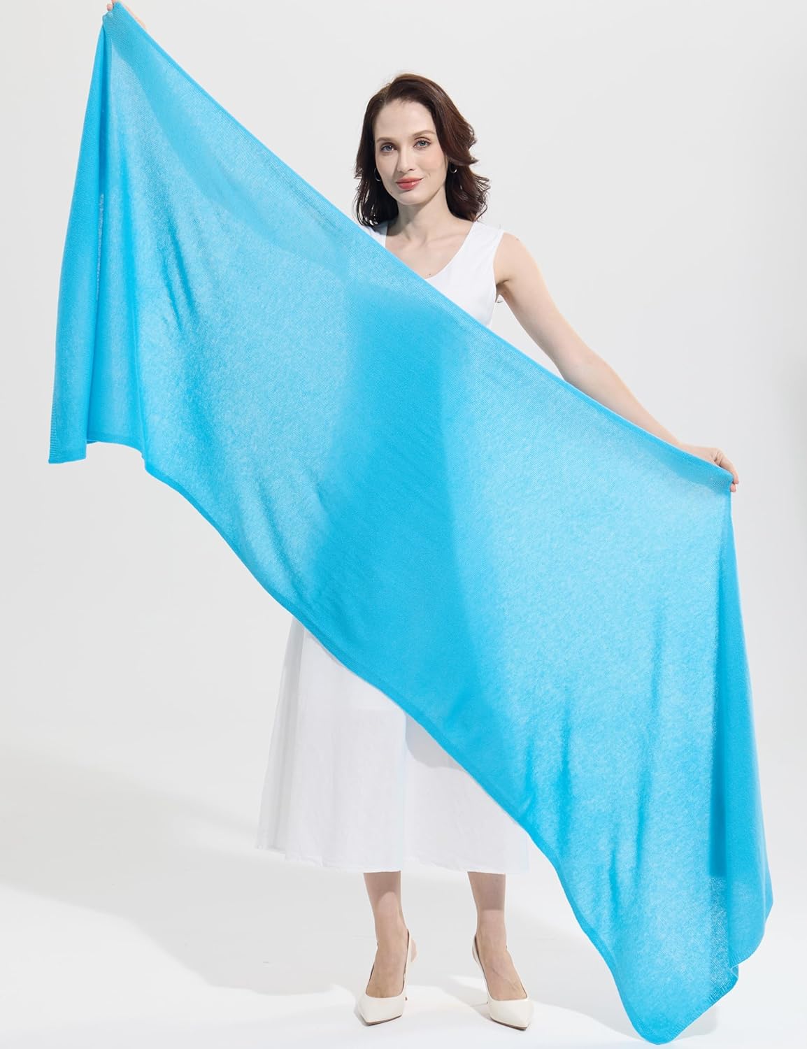 Soft Cashmere Blend Wrap Chic Scarf Stole for Women Wayfarer Travel Extra Large 87"x28" - Colors A