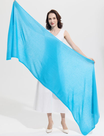 Soft Cashmere Blend Wrap Chic Scarf Stole for Women Wayfarer Travel Extra Large 87"x28" - Colors A