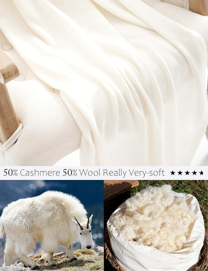 Soft Cashmere Blend Wrap Chic Scarf Stole for Women Wayfarer Travel Extra Large 87"x28" - Colors B