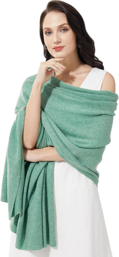 Soft Cashmere Blend Wrap Chic Scarf Stole for Women Wayfarer Travel Extra Large 87"x28" - Colors B