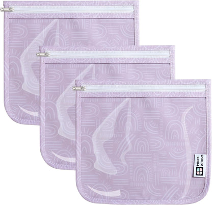 HIONXMGA TSA Approved Toiletry Bag, Set of 3 Clear Travel Toiletry Bag Quart Size Zipper Travel Pouch, Waterproof Makeup Cosmetic Bag for Women Men Kids Toiletries Carry on, Cacti A