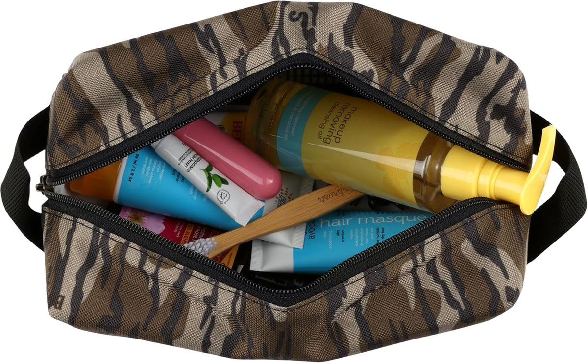 Carhartt Durable Travel Kit, Organize Essentials W/the Water Resistance Toiletry Bag, Black