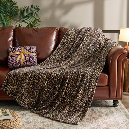 BEDELITE Fleece Blanket Black Throw Blankets for Couch & Bed, Luxury Plush Cozy Fuzzy Blanket 50x60 inches, Super Soft Warm Lightweight Throw Blanket for Travel Camping - Colors B