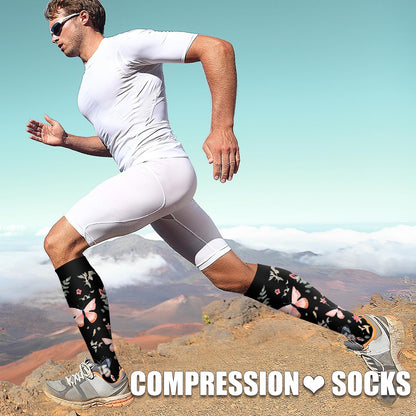 Laite Hebe 3 Pack Medical Compression Sock-Compression Sock For Women and Men Circulation -Best for Running,Nursing,Athletic Sports