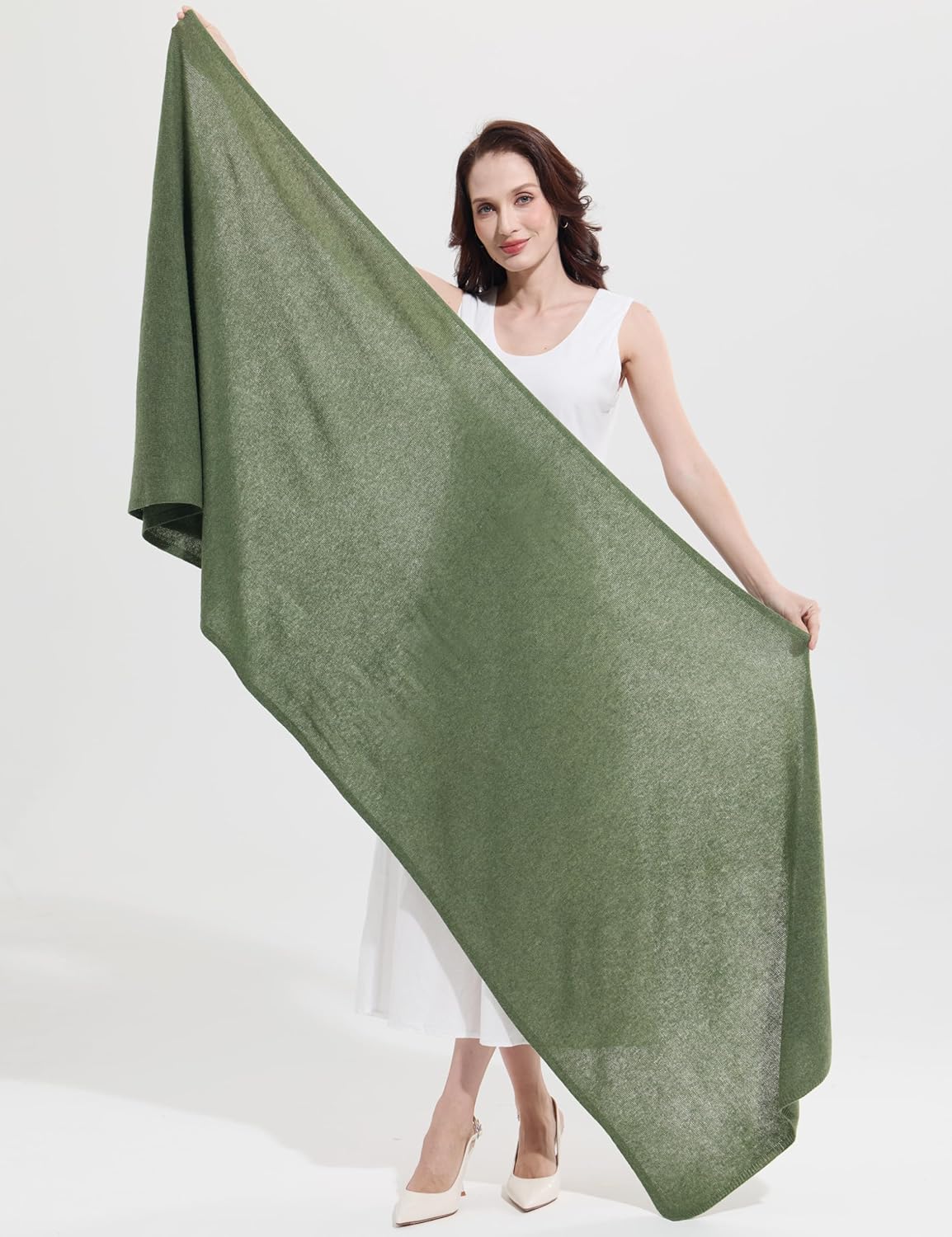 Soft Cashmere Blend Wrap Chic Scarf Stole for Women Wayfarer Travel Extra Large 87"x28" - Colors A