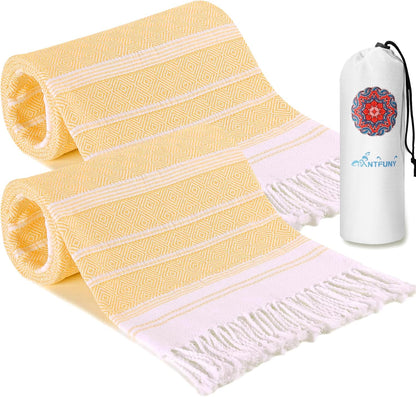 Antfuny Turkish Beach Towels Vacation Essentials Quick Dry Sand Free Oversized Bath Pool Swim Towel Extra Large XL Blanket Adult Travel Cruise Accessories Must Haves Clearance Stuff Necessities - Colors B
