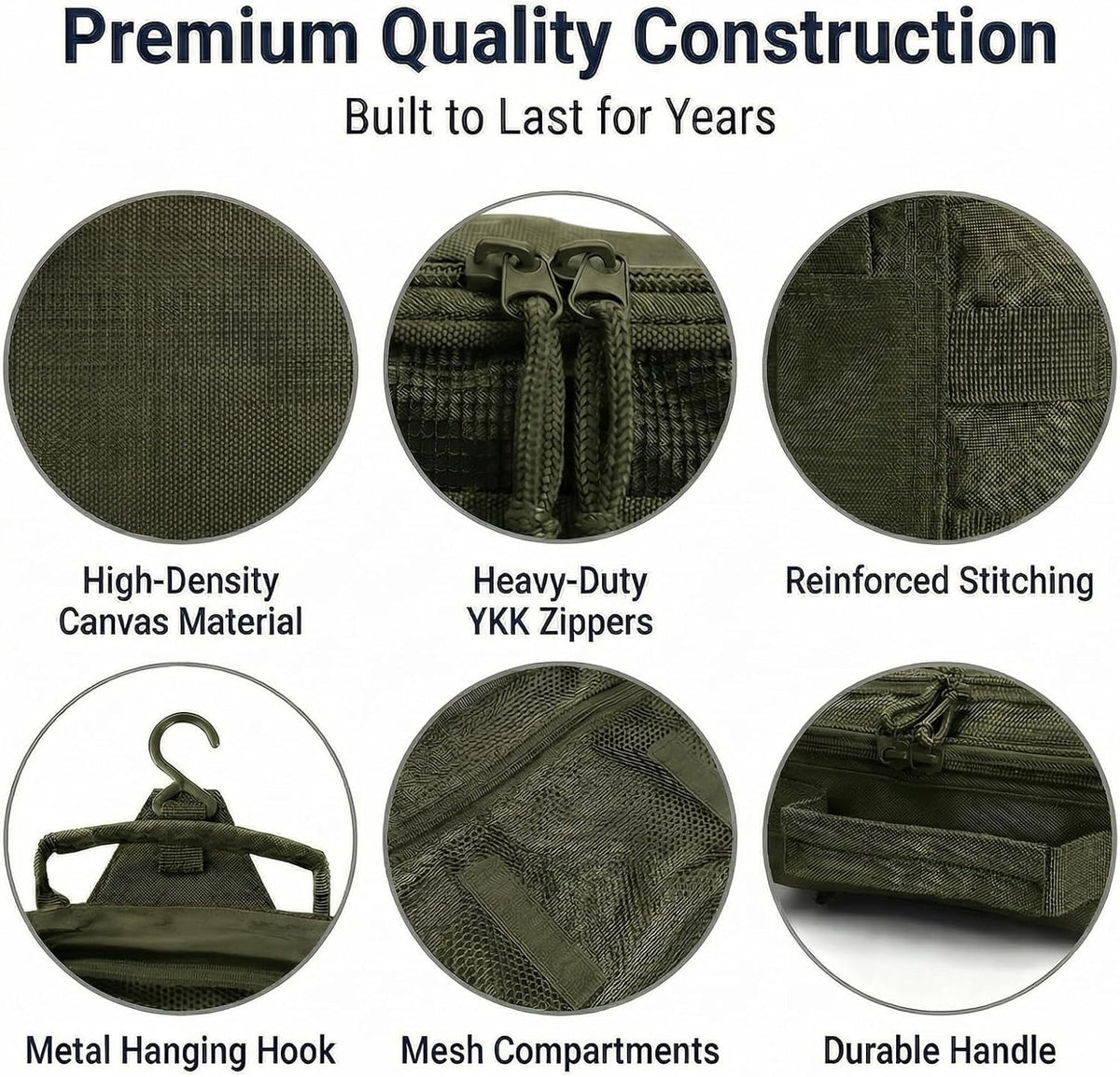 Mens Toiletry Travel Bag, Tactical Toiletry Bag for Men, Bathroom Dopp Kit Hanging Travel Toiletry Bag for Men Shaving Hygiene Bag Travel Toiletry Organizer Short Trips Bag, Brown