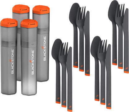 ® Camping Utensils Set for Outdoor Cooking, 4 Pack