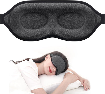 Luxury Sleep Mask for Women Men Patented Light Blocking Design