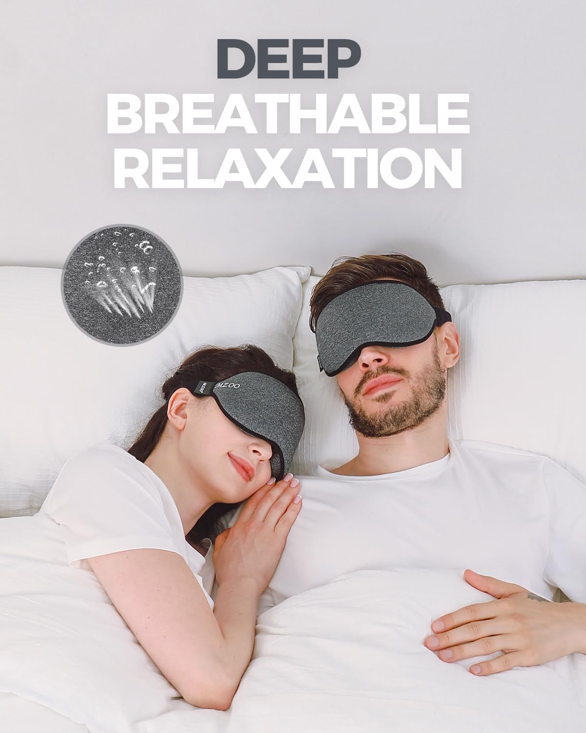 Luxury Sleep Mask for Women Men Patented Light Blocking Design