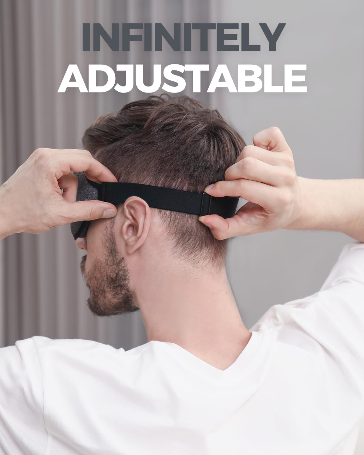 Luxury Sleep Mask for Women Men Patented Light Blocking Design