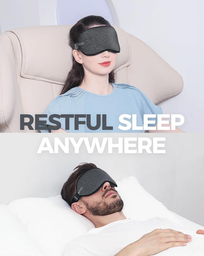 Luxury Sleep Mask for Women Men Patented Light Blocking Design