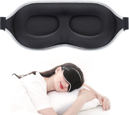 Luxury Sleep Mask for Women Men Patented Light Blocking Design