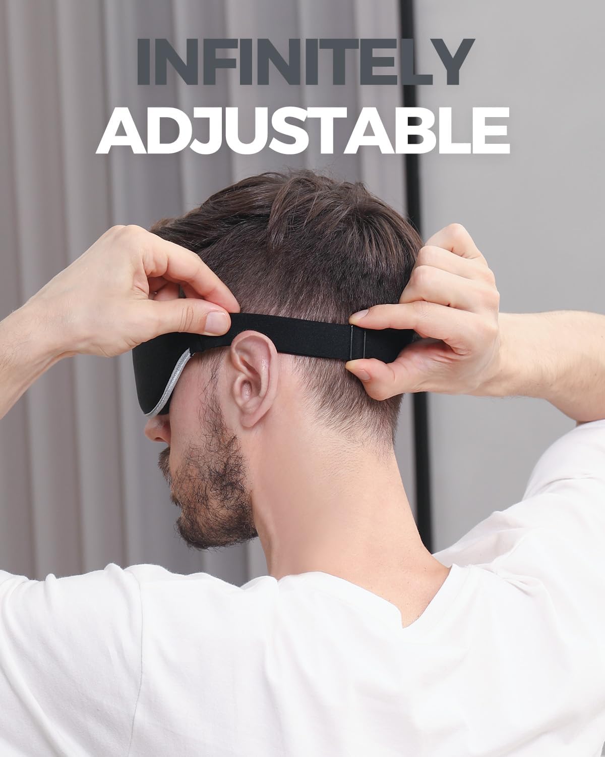 Luxury Sleep Mask for Women Men Patented Light Blocking Design