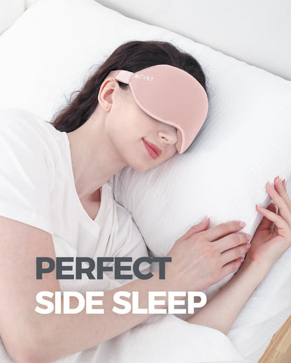 Luxury Sleep Mask for Women Men Patented Light Blocking Design