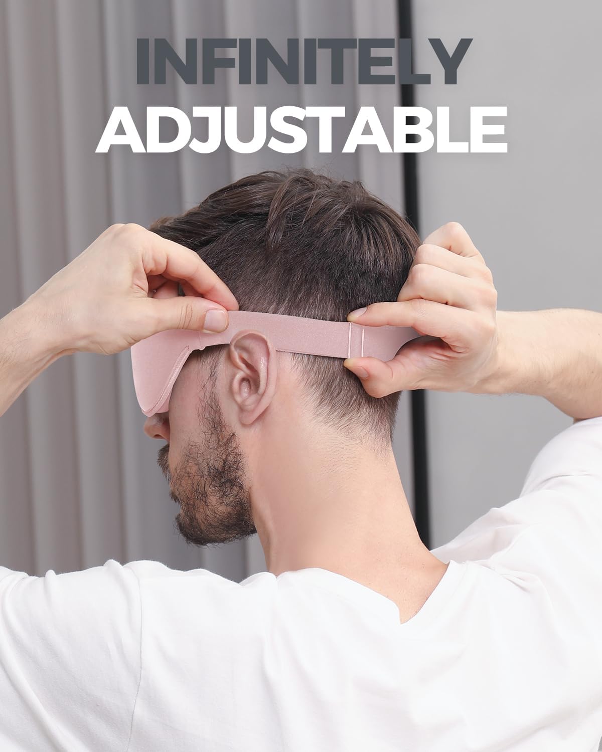 Luxury Sleep Mask for Women Men Patented Light Blocking Design