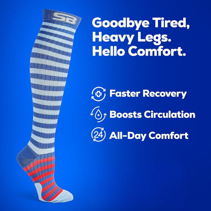 3-Pair Compression Socks (15-20mmHg)