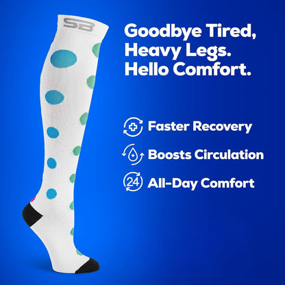3-Pair Compression Socks (15-20mmHg)