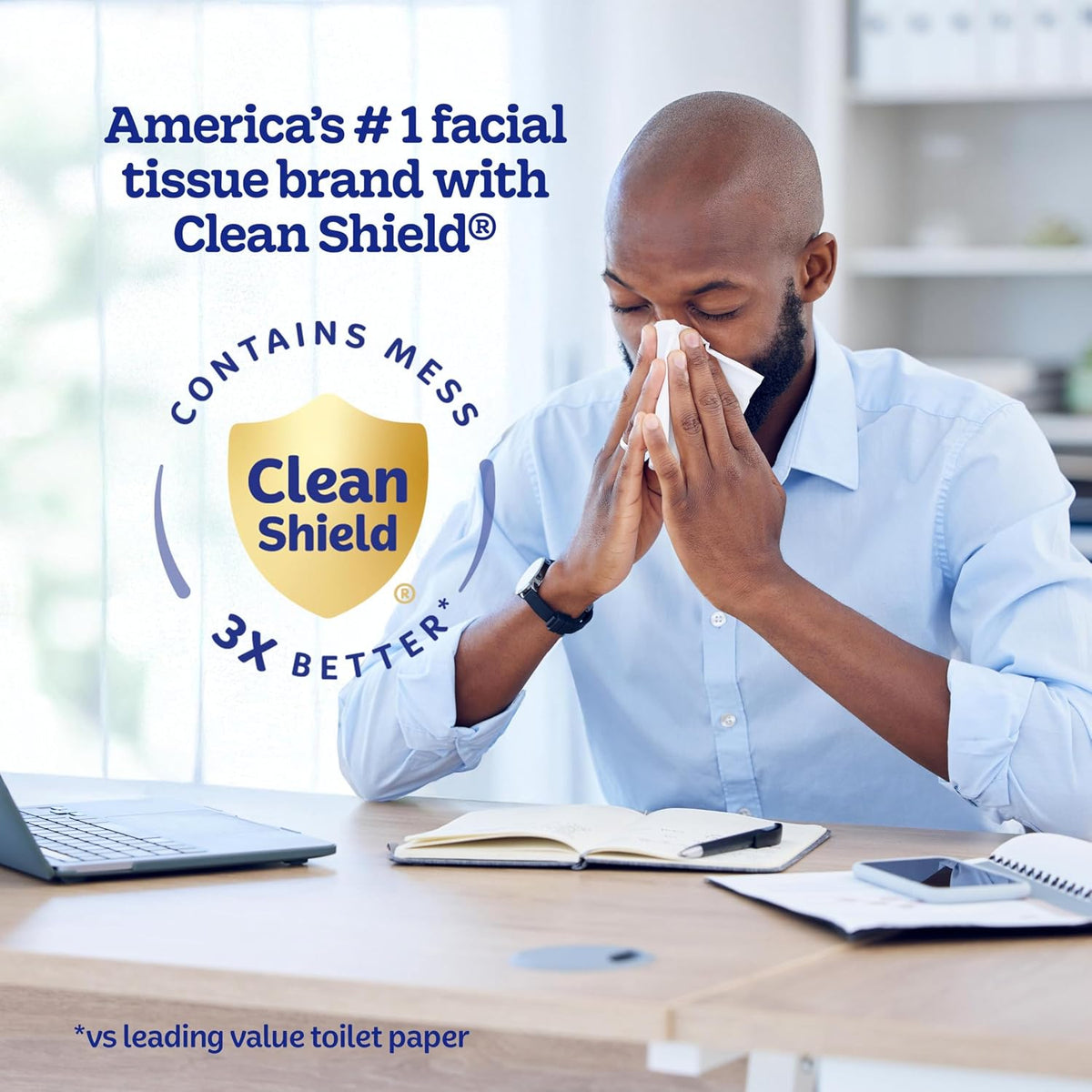 On-The-Go Facial Tissues, 16 On-The-Go Packs, 10 per Box, 3-Ply (160 Total), Packaging May Vary