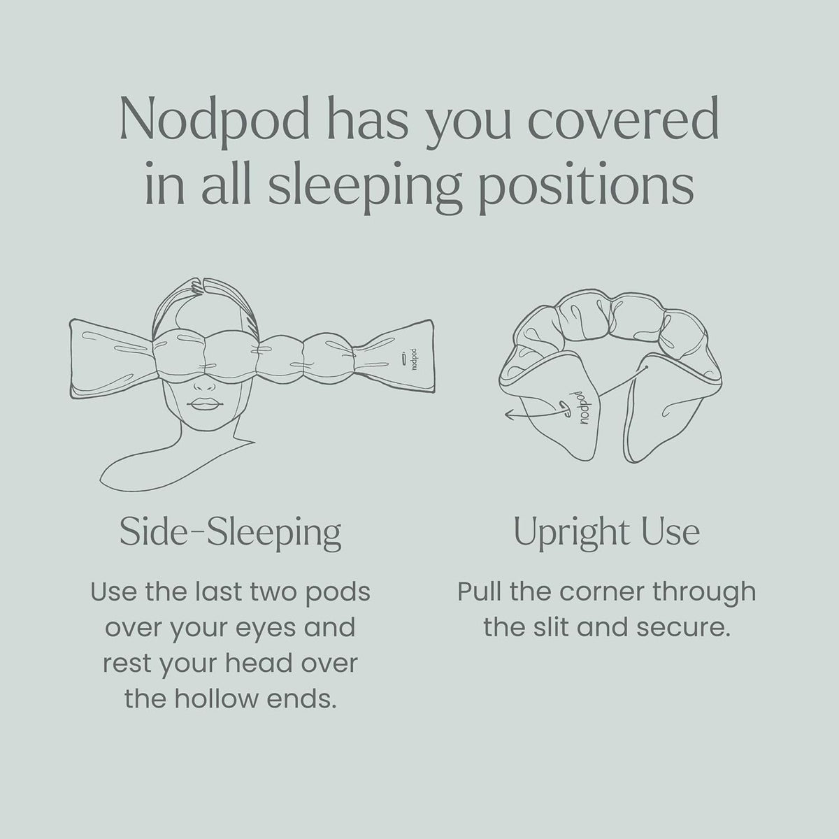 Patented Gentle Pressure Sleep Mask, Weighted Eye Mask